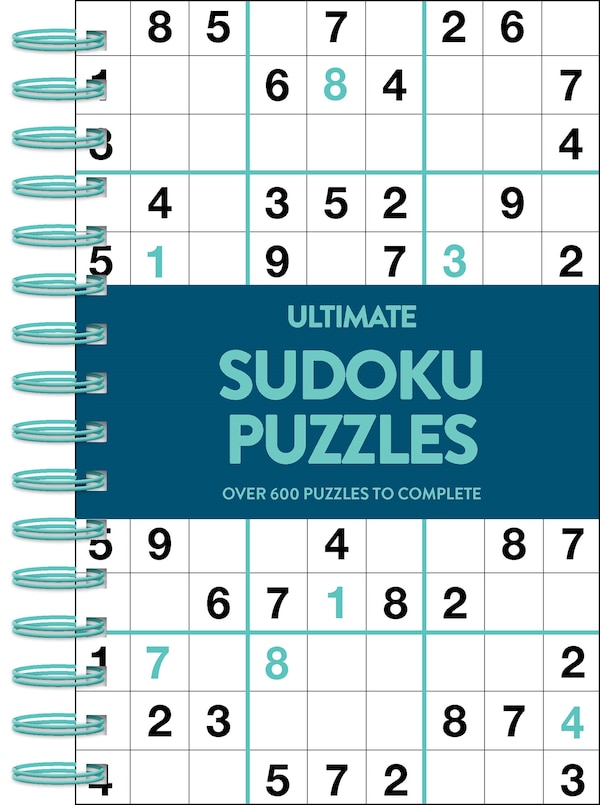 ULTIMATE 600 PUZZLESSUDOKUTEAL by Press Lake, Wire Coil/Wire Combination | Indigo Chapters