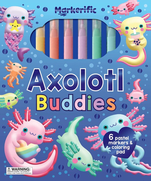 Markerific: Axolotl Buddies by Lake Lake Press, Coloring Books | Indigo Chapters