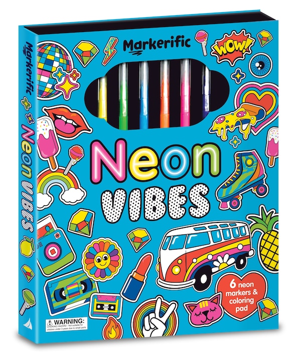 MARKERIFIC NEON VIBES by Press Lake LAKE PRESS, Hardcover | Indigo Chapters