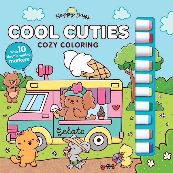 Cool Cuties: Cozy Coloring Kit by Elena Aiello, Coloring Books | Indigo Chapters