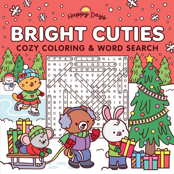 Bright Cuties: Christmas Cozy Coloring & Word Search Book by Elena Aiello, Paperback | Indigo Chapters