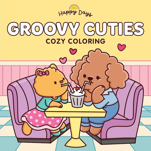 Groovy Cuties: Cozy Coloring Book by Elena Aiello, Paperback | Indigo Chapters