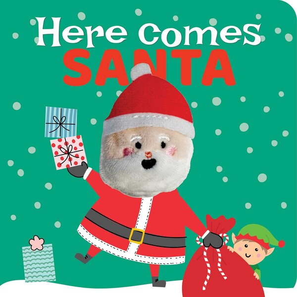 Here Comes Santa: Finger Puppet Book by Shelley Cox, Board Book | Indigo Chapters