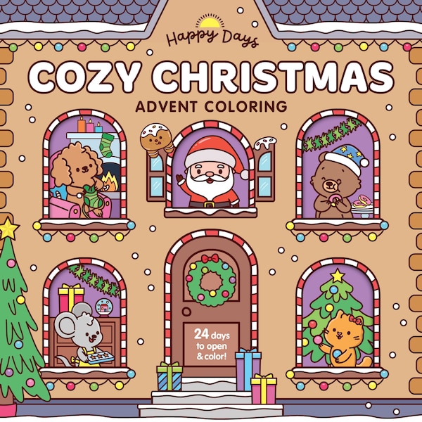 Cozy Christmas Advent Coloring Book by Elena Aiello, Paperback | Indigo Chapters