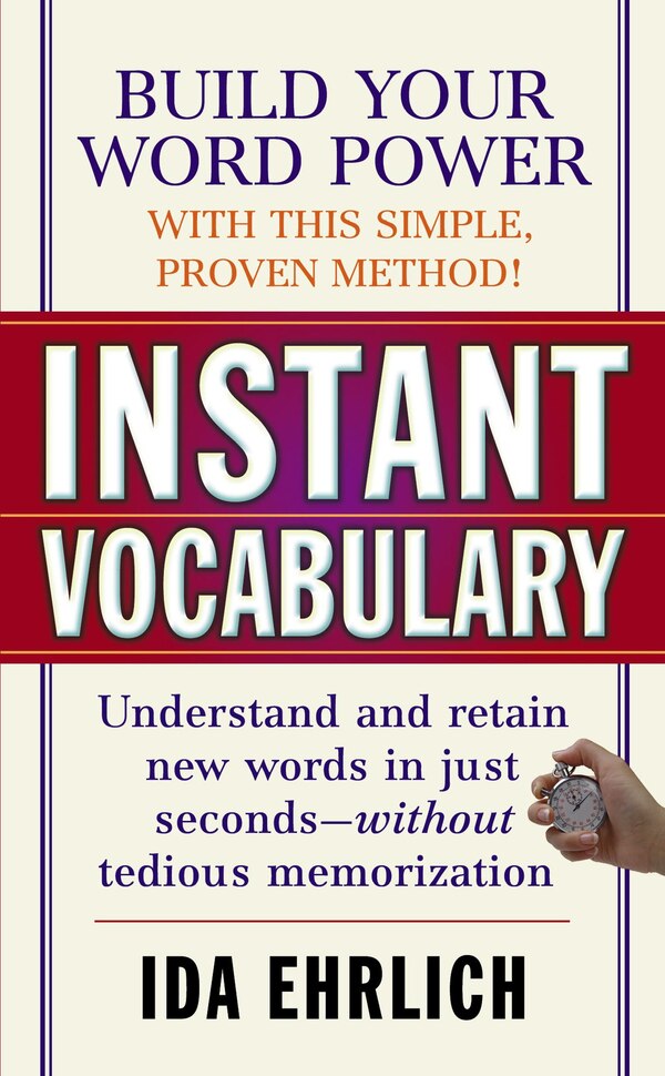 Instant Vocabulary by Ida Ehrlich, Mass Market Paperback | Indigo Chapters