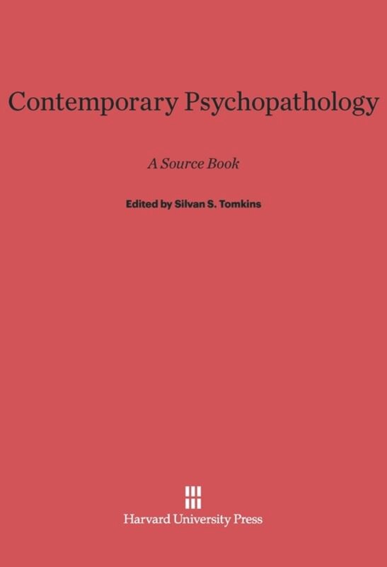 Contemporary Psychopathology by Silvan S Tomkins, Hardcover | Indigo Chapters