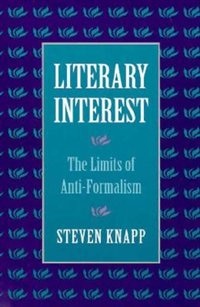 Literary Interest by Steven Knapp, Hardcover | Indigo Chapters