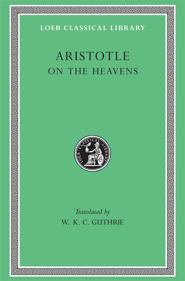 On the Heavens by Aristotle Aristotle, Hardcover | Indigo Chapters