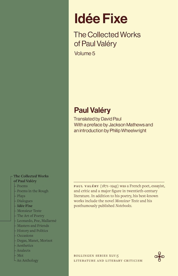 Idée Fixe by Paul Valéry, Paperback | Indigo Chapters