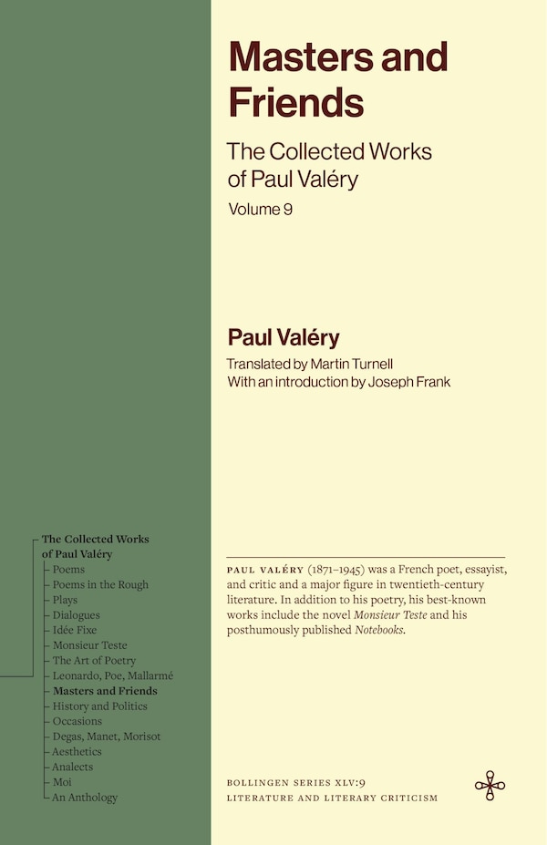Masters and Friends by Paul Valéry, Paperback | Indigo Chapters