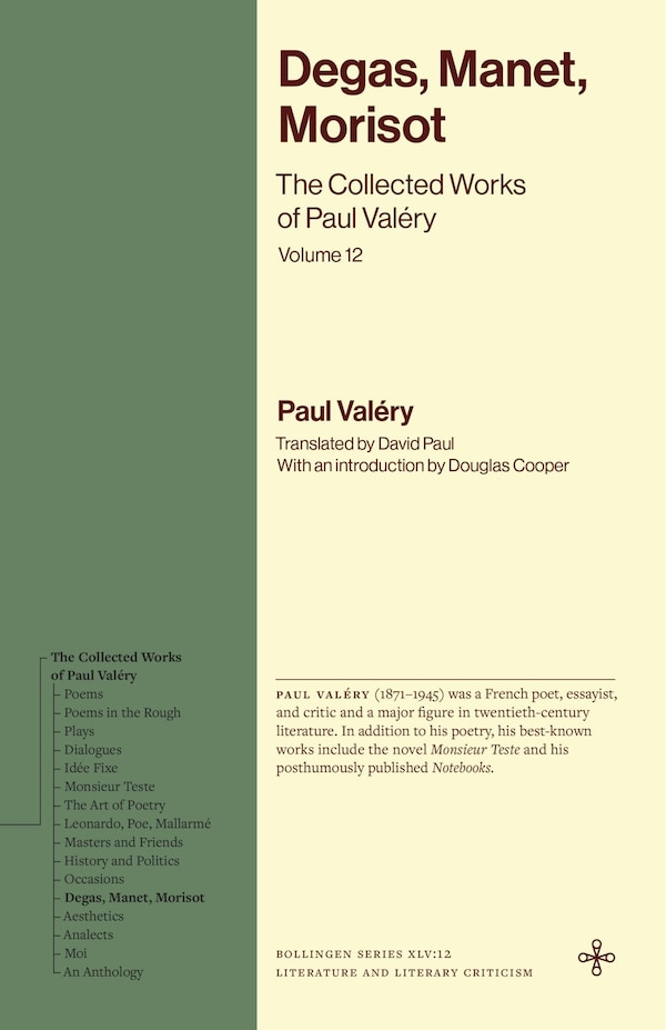 Degas Manet Morisot by Paul Valéry, Paperback | Indigo Chapters