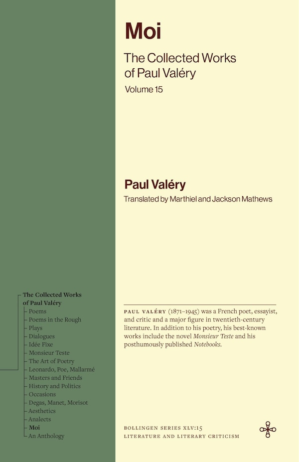 Moi by Paul Valéry, Paperback | Indigo Chapters