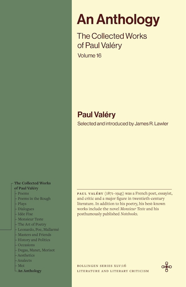 An Anthology by Paul Valéry, Paperback | Indigo Chapters