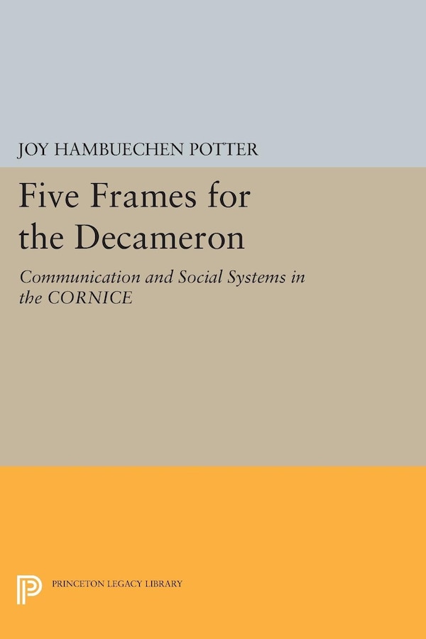 Five Frames For The Decameron by Joy Hambuechen Potter, Paperback | Indigo Chapters