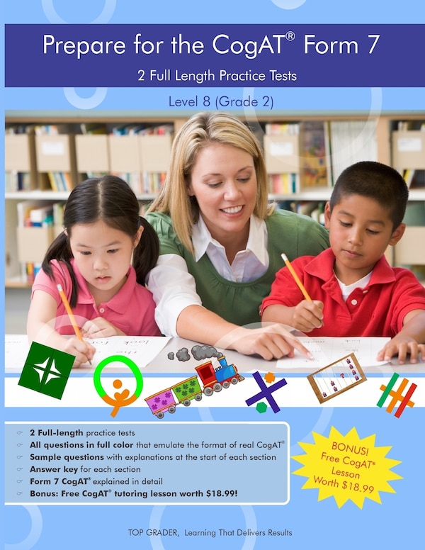 Two Full Length Practice Tests For The Cogat Form 7 by Top Grader Llc, Paperback | Indigo Chapters