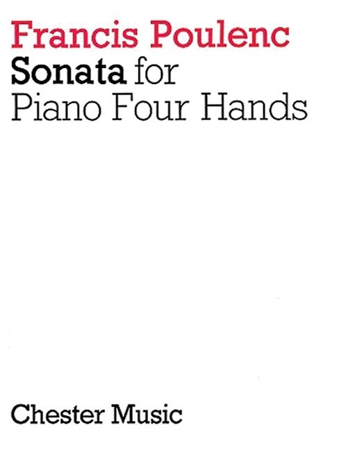 Sonata for Piano 4 Hands by Francis Poulenc Paperback | Indigo Chapters