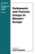 Parliaments And Pressure Groups In Western Europe by Philip Norton, Paperback | Indigo Chapters