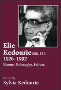 Elie Kedourie Cbe Fba 1926-1992 by Sylvie Kedourie, Paperback | Indigo Chapters