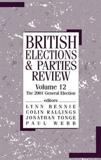 British Elections & Parties Review by Lynn G Bennie, Hardcover | Indigo Chapters