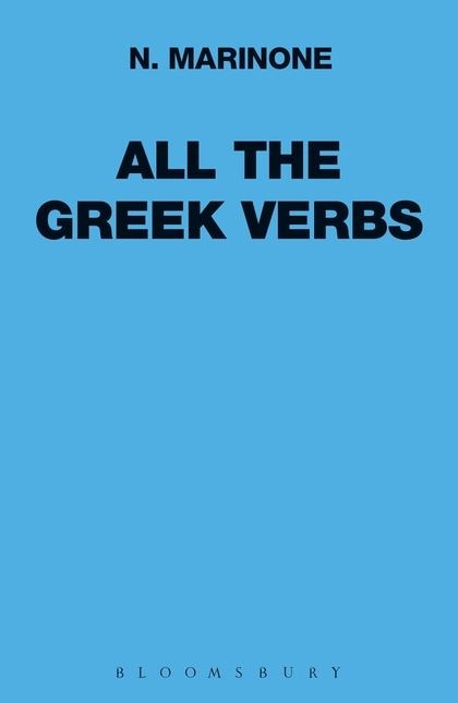 All The Greek Verbs by N. Marinone, Paperback | Indigo Chapters
