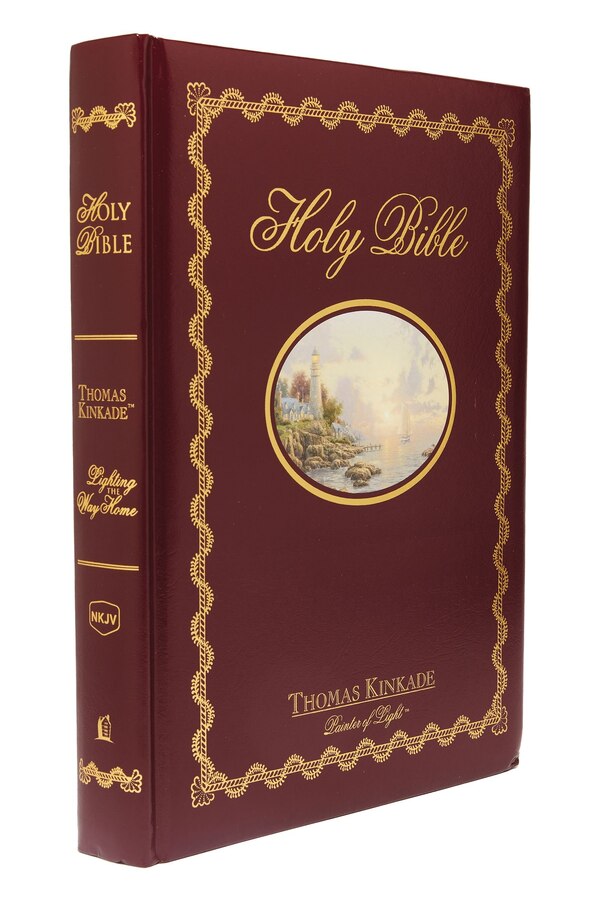 Nkjv Lighting The Way Home Family Bible, Hardcover Red Letter by Thomas Kinkade | Indigo Chapters