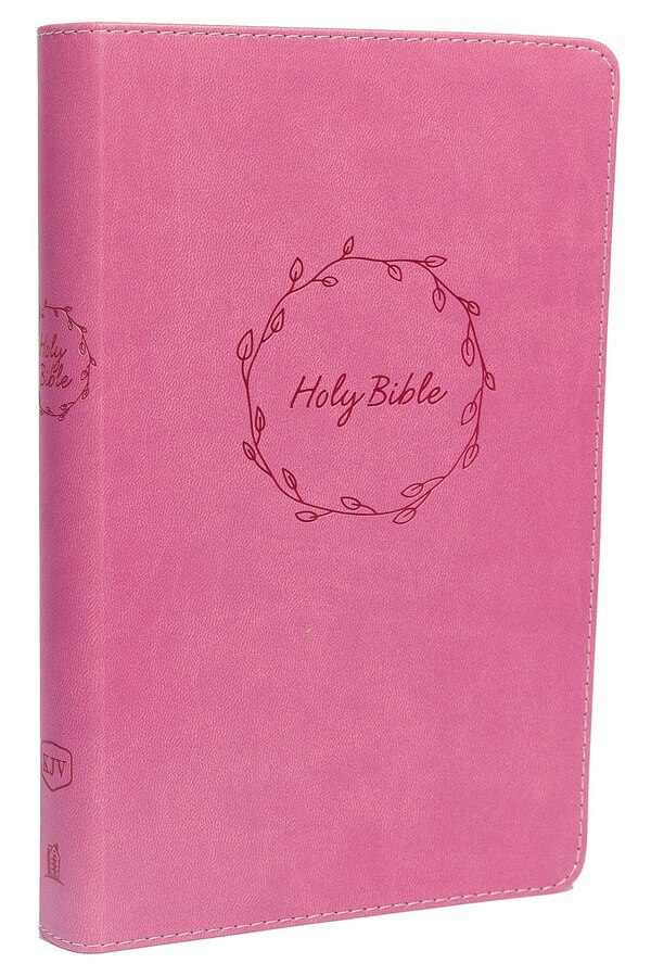 KJV Holy Bible: Deluxe Gift Pink Leathersoft Red Letter Comfort Print: King James Version by Thomas Thomas Nelson, Leather/Fine Binding