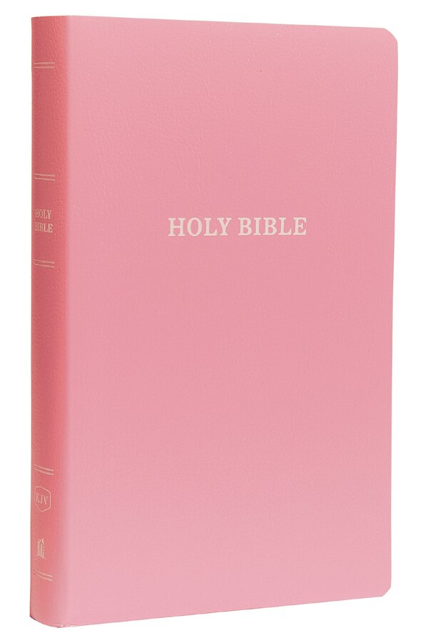 KJV Holy Bible: Gift and Award Pink Leather-Look Red Letter Comfort Print: King James Version by Thomas Thomas Nelson, Imitation Leather