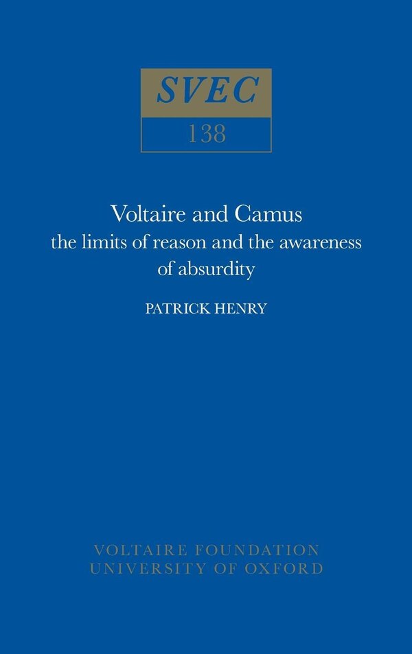 Voltaire and Camus by Patrick Henry, Paperback | Indigo Chapters