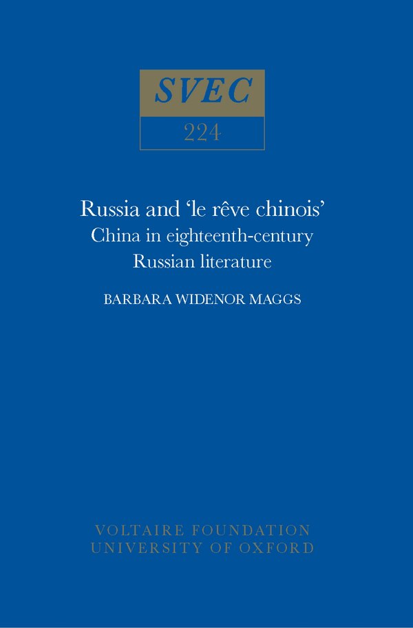 Russia and 'le r�ve chinois' by Barbara Widenor Maggs, Hardcover | Indigo Chapters