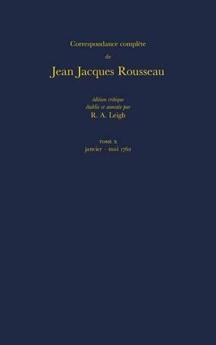 Correspondance complète de Rousseau (Complete Correspondence of Rousseau) by Jean-jacques Rousseau