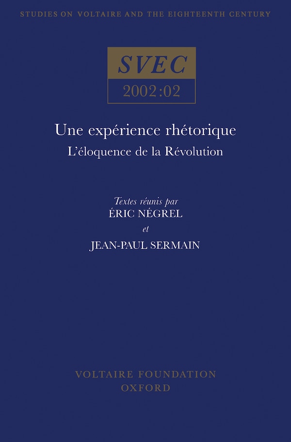 Une exp�rience rh�torique by Eric N�grel, Paperback | Indigo Chapters
