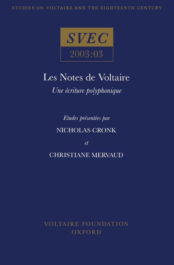 Les Notes de Voltaire by Christiane Mervaud, Paperback | Indigo Chapters