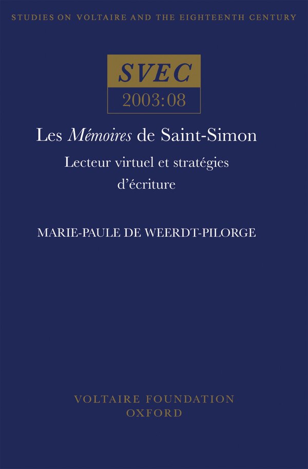 Les M�moires De Saint-Simon by Marie-Paule de Weerdt-Pilorge, Paperback | Indigo Chapters