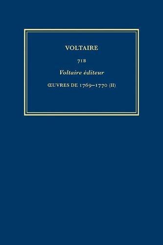 Œuvres compltes de Voltaire (Complete Works of Voltaire) 71B by Voltaire Voltaire, Hardcover | Indigo Chapters