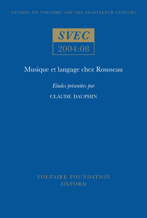 Musique et langage chez Rousseau by Claude Dauphin, Paperback | Indigo Chapters