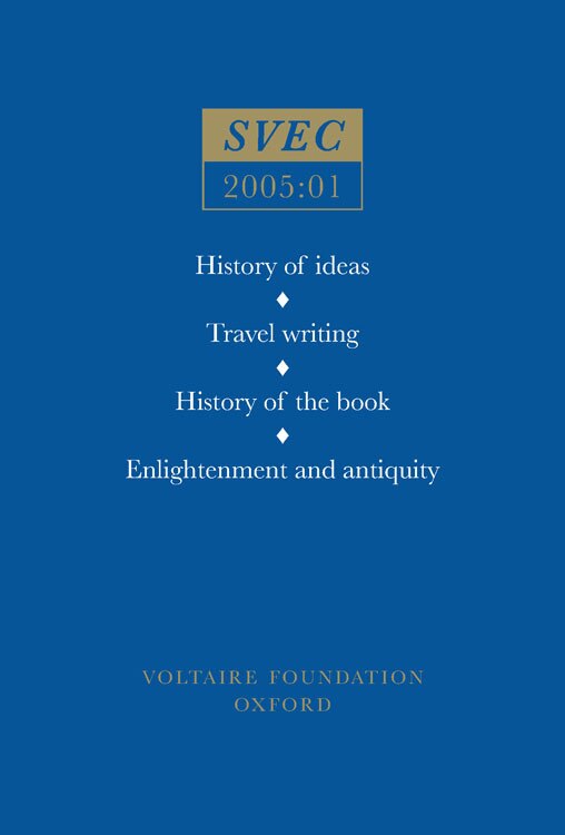 History of ideas; Travel writing; History of the book; Enlightenment and antiquity by Jonathan Mallinson, Paperback | Indigo Chapters