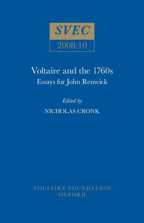 Voltaire and the 1760s by Nicholas Cronk, Paperback | Indigo Chapters