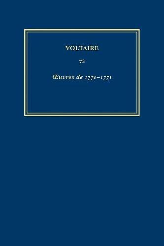 Œuvres compltes de Voltaire (Complete Works of Voltaire) 72 by Voltaire Voltaire, Hardcover | Indigo Chapters