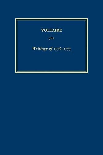 Œuvres compltes de Voltaire (Complete Works of Voltaire) 78A by Voltaire Voltaire, Hardcover | Indigo Chapters