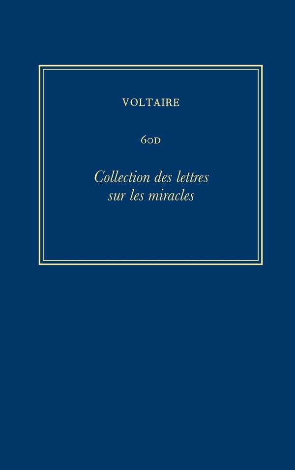 Œuvres compltes de Voltaire (Complete Works of Voltaire) 60D by Voltaire Voltaire, Hardcover | Indigo Chapters
