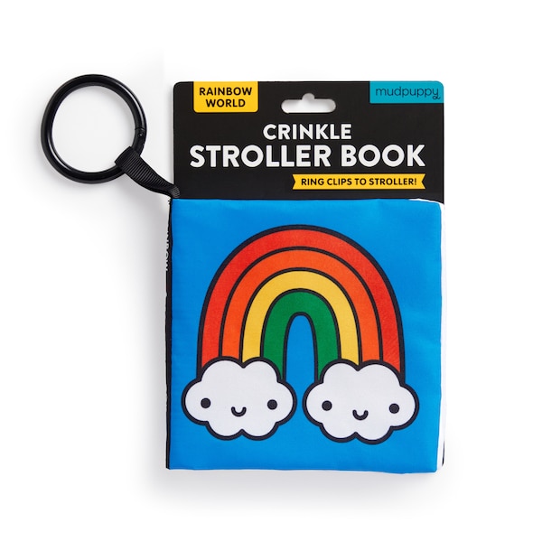 Rainbow World Crinkle Fabric Stroller Book by Mudpuppy, Paperback | Indigo Chapters