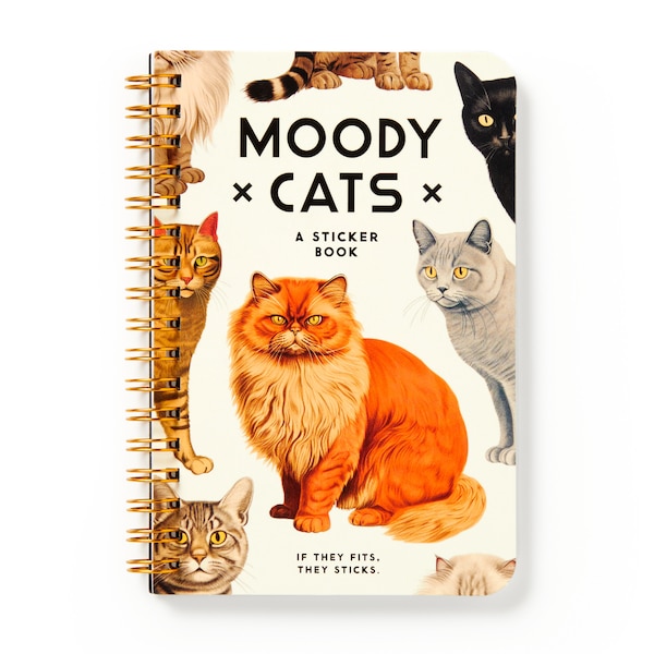 Moody Cats Sticker Book by Galison, Paperback | Indigo Chapters