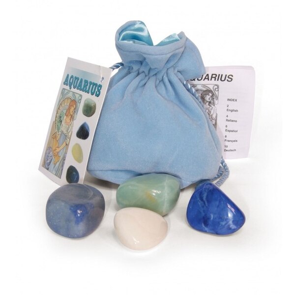 Aquarius Astrological Crystal Talismans by Lo Scarabeo, Other | Indigo Chapters
