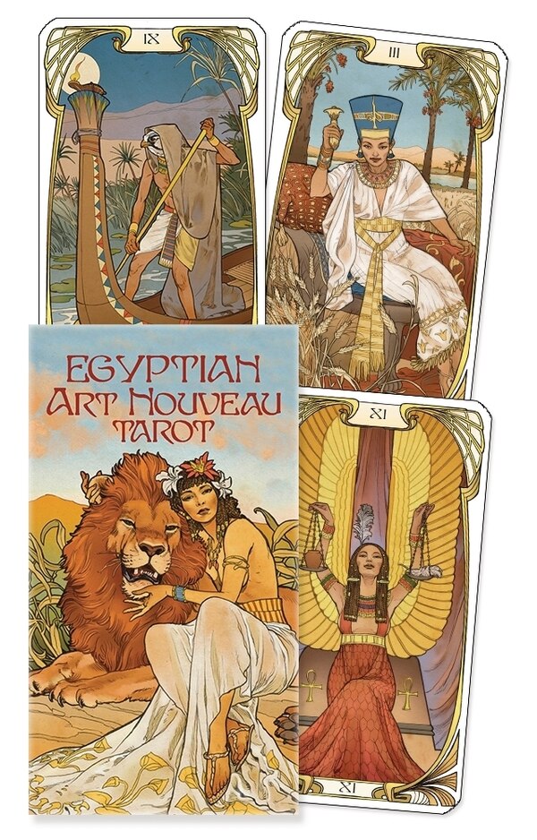 Egyptian Art Nouveau Tarot by Giulia Francesca Massaglia, Paperback | Indigo Chapters