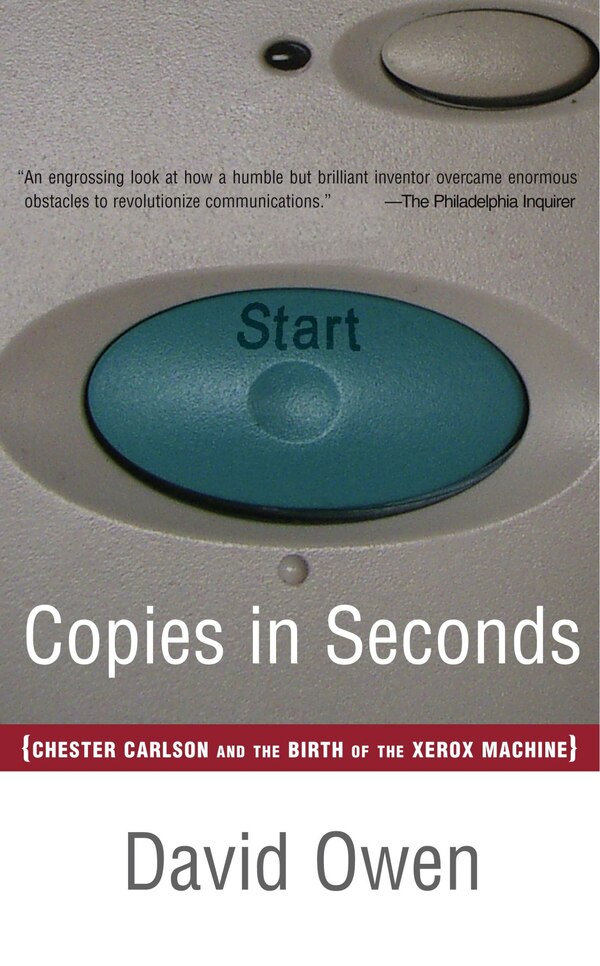 Copies in Seconds by David Owen, Paperback | Indigo Chapters