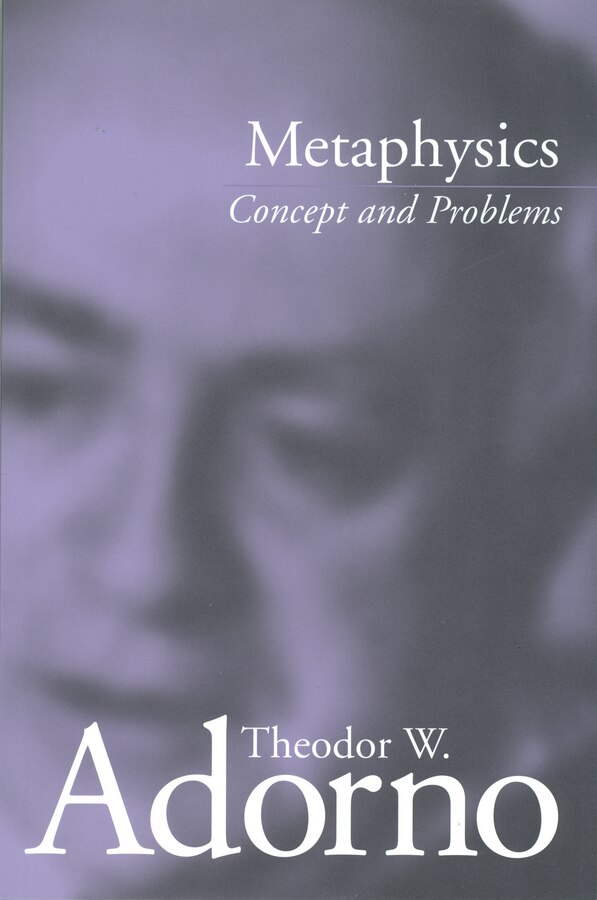 Metaphysics by Theodor W. Adorno, Hardcover | Indigo Chapters