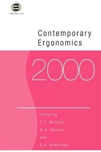 Contemporary Ergonomics 2000 by S. Robertson, Paperback | Indigo Chapters