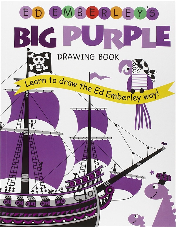 Ed Emberley's Big Purple Drawing Book, Reinforced Library Binding | Indigo Chapters