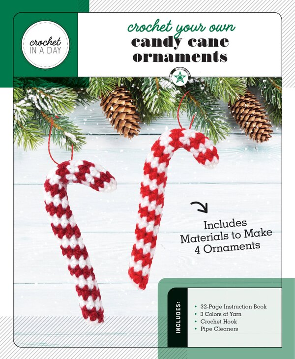 Crochet Your Own Candy Cane Ornaments by Katalin Galusz, Hardcover | Indigo Chapters