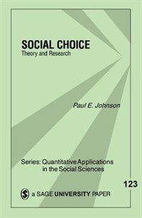 Social Choice by Paul Johnson, Paperback | Indigo Chapters